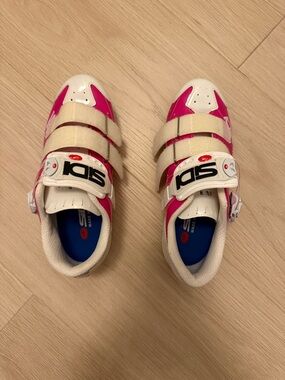 Sidi Women's Athletic Cycling Shoes - White & Pink
